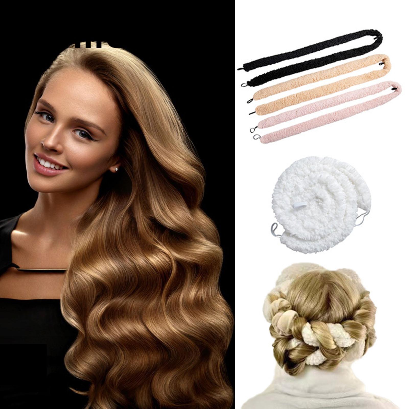 No Heating Hair Curler Soft Ribbon Hair Curling Headband No Heat Long-lasting Waves Reusable Sleep Rollers Southeast Asian Hair Styling Tool Curling Hair Tool