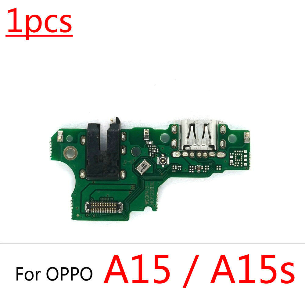 For OPPO A15 / A15s USB Charging Port Board Charger Dock Connect Earphone Jack Connecting Port Flex Cable Repair Spare Parts Test QC. 