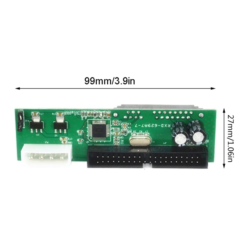 Pata IDE to Sata Hard Drive Adapter 3.5 HDD Parallel to Serial ATA Converts SATA to PATA/ATA/IDE/EIDE Converter Adapter Card. 