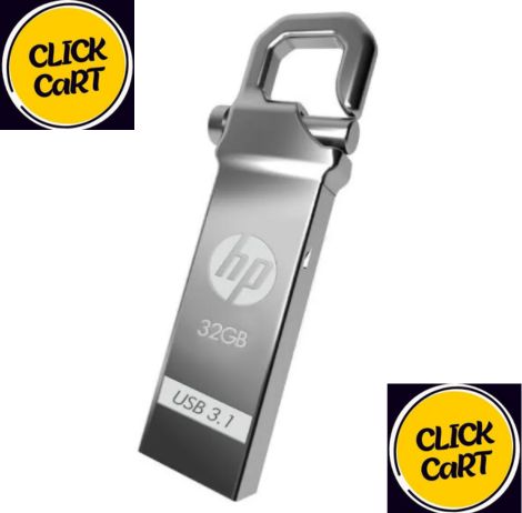 Hp 32 Gb Pendrive With 1 Year Warranty - Reliable Hp Pendrive With Ample Storage Capacity And Warranty