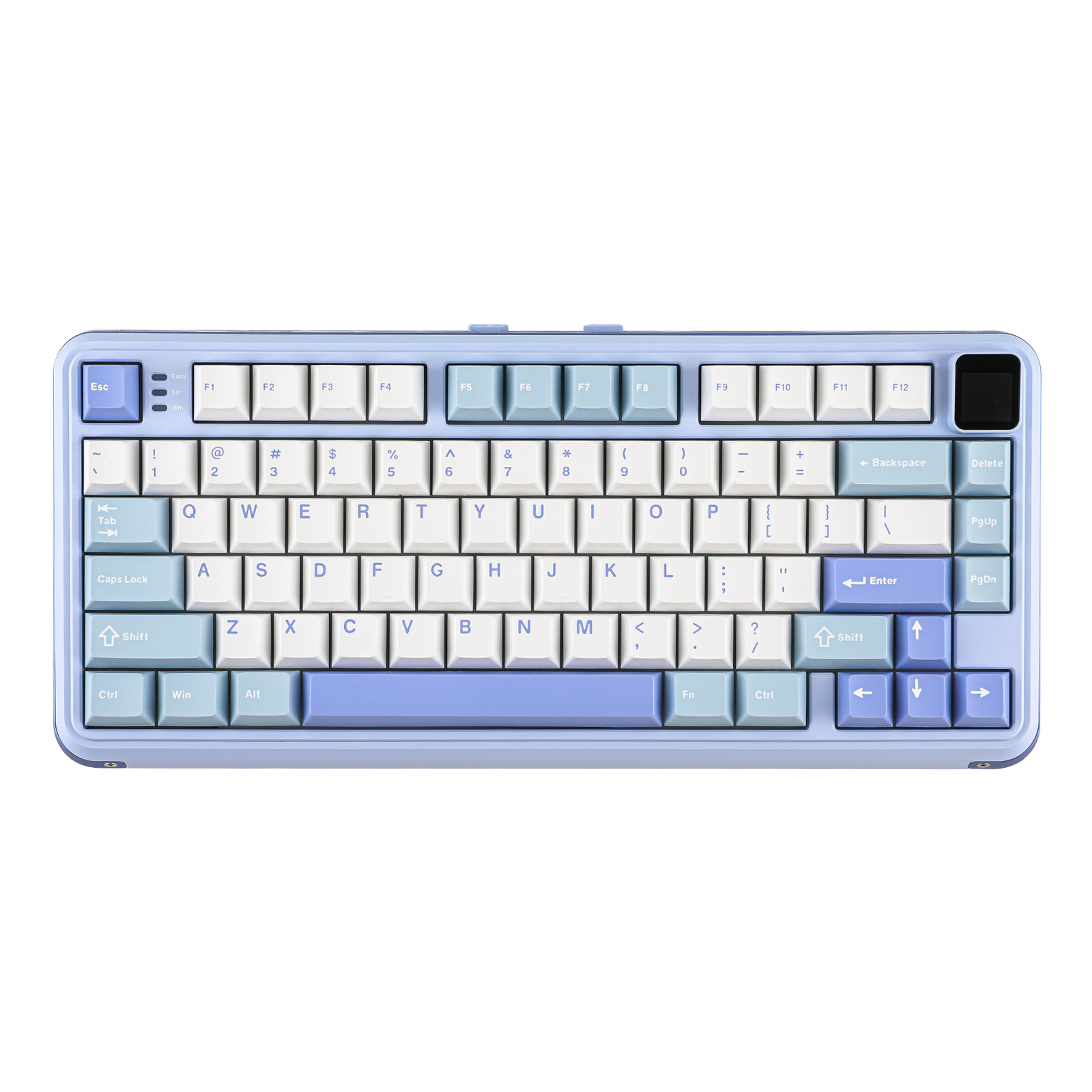 MechLands Vibe 75 75% Layout Gasket-mounted Wired/Bluetooth/2.4GHz Wireless Mechanical Keyboard with Interchangeable Screen