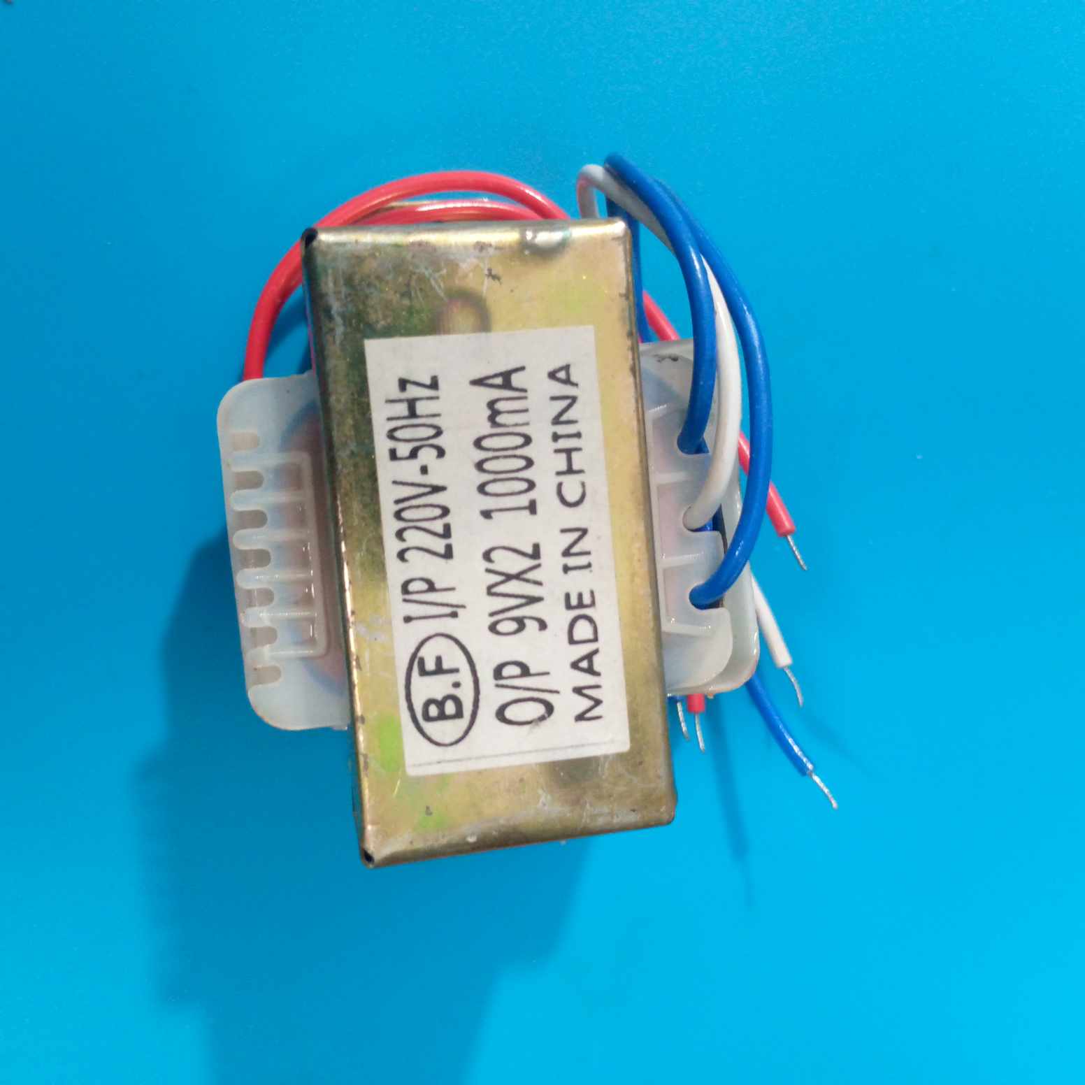 1Amp 9V Transformer 9V-0-9V 1000mA Input AC 220V 50Hz Output DC 9V Volt 1A Step Down Transformers For Power Supplies Adapters Electronics Project DIY. 