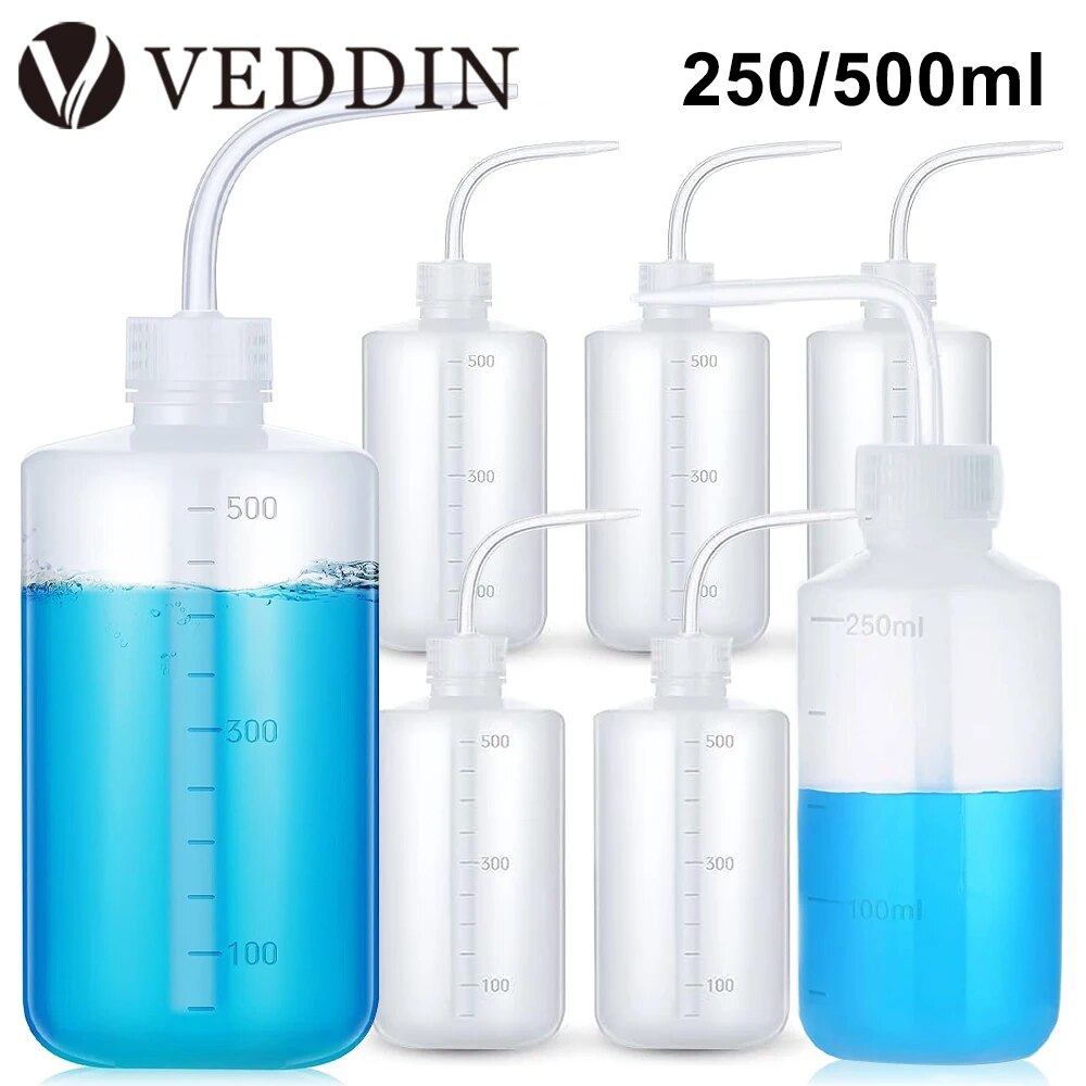 Plastic Tattoo Bottle Diffuser Squeeze Container Green Soap Supply Tattoo Wash Squeeze Bottles Lab Non-Spray Tattoo Accessories