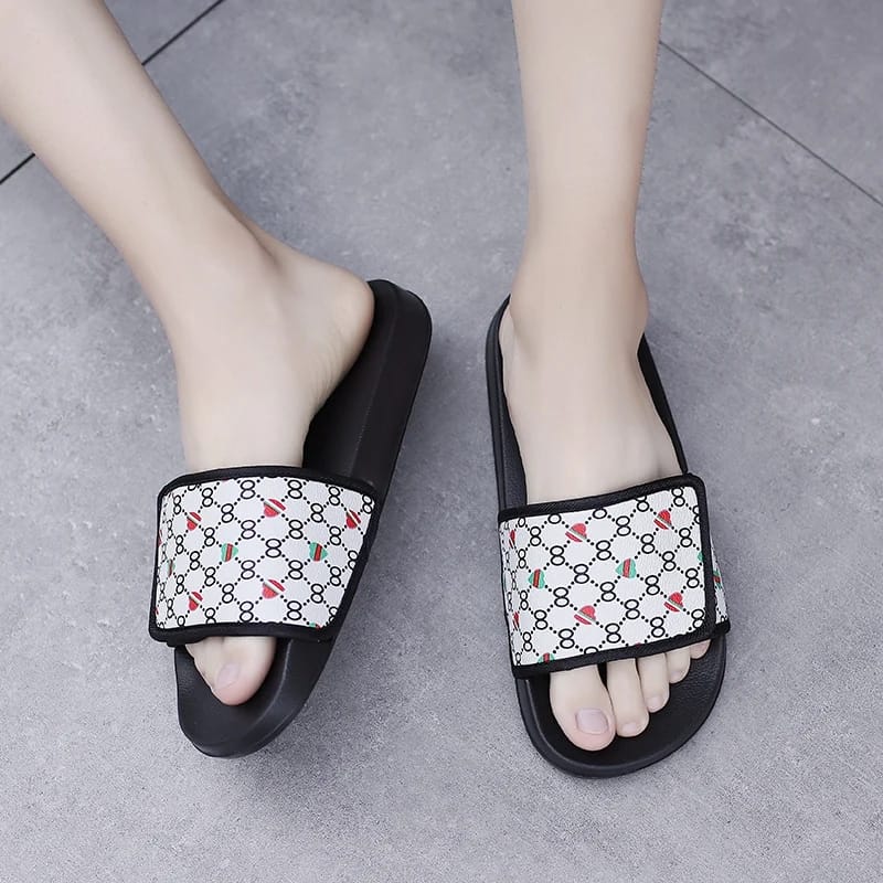 Black And White Color EIGHT New Version Lightweight Soft-Soled Slide Slipper Sandal For Men Stylish Men’s Slide Slipper S26. 