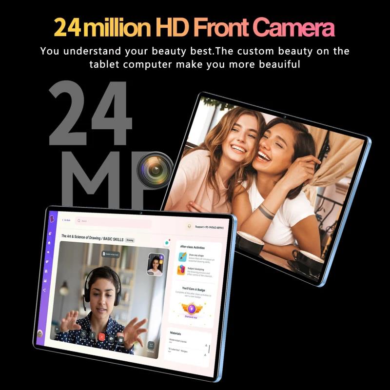 Pad 12 Tablet Android 14 Brand New 10.1 Inch 16GB RAM 1TB ROM Tablet 16MP 32MP 10000mAh 10Core WIFI Bluetooth Network Tablet Pc. 