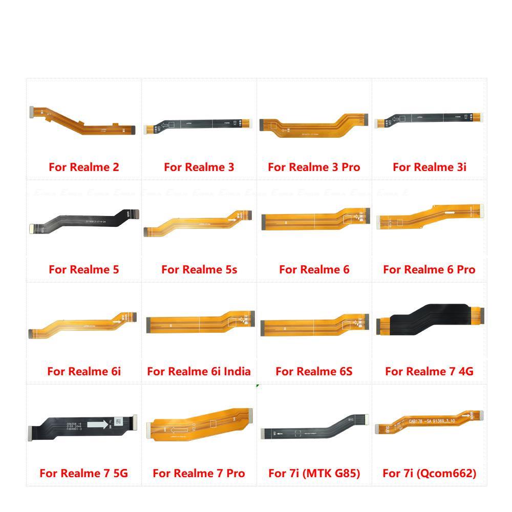 Main Motherboard LCD Display Connector Flex Cable Parts For OPPO Realme 2 3 3i 5 5i 5s 6 6i 6S 7i 7 Pro 4G 5G