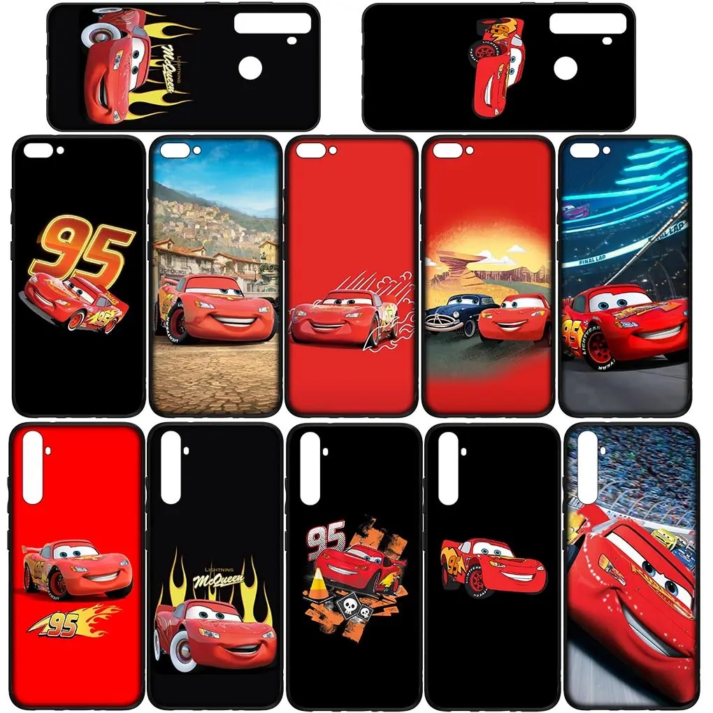 Cars Lightning McQueen 95 Car Phone Cover for VIVO Y11 Y12 Y15 Y17 Y20 Y21 Y33S Y31 Y52S Y51 Y53 Y70 Y74S Y76 Y75 T1 Soft Case. 