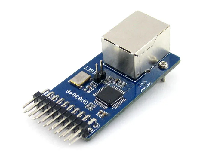 Waveshare DP83848 Ethernet Board Physical Layer Transceiver Evaluation Development Board Module Kit with RJ45. 
