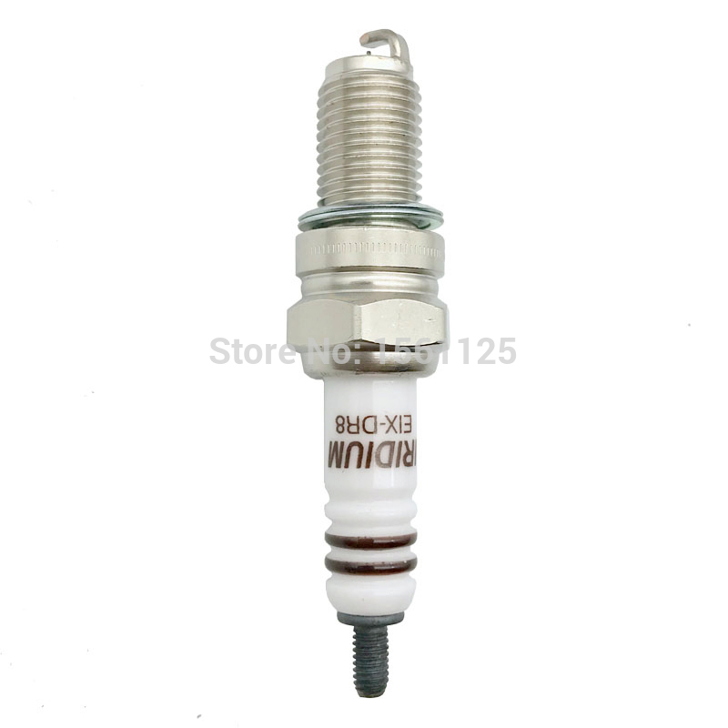 2PCS INT IRIDIUM MOTOR spark plug EIX-DR8 for DPR8EIX-9 DPR8EA-9 DR8EIX DR8EA DR8EGP IX24 IX24B X24ESRZ-U X24ESZU9 R6G A6GC. 