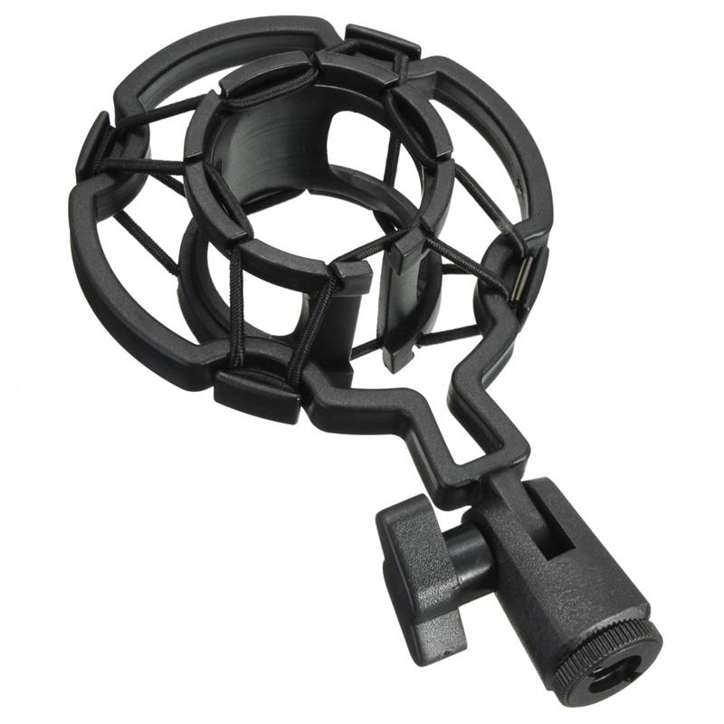 Desktop Microphone Stand Suspension Boom Scissor Arm Stand with 3/8-5/8 Screw/ Shock Mount/ Holder. 