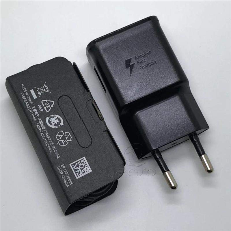 Adaptive Fast Charger Compatible Samsung Galaxy S10 S10e S9 S9 Plus S8 S8+ Note 8 Note 9,Fast Charging Wall Charger Adapter with 1.5 meter Type C Charging Cable. 