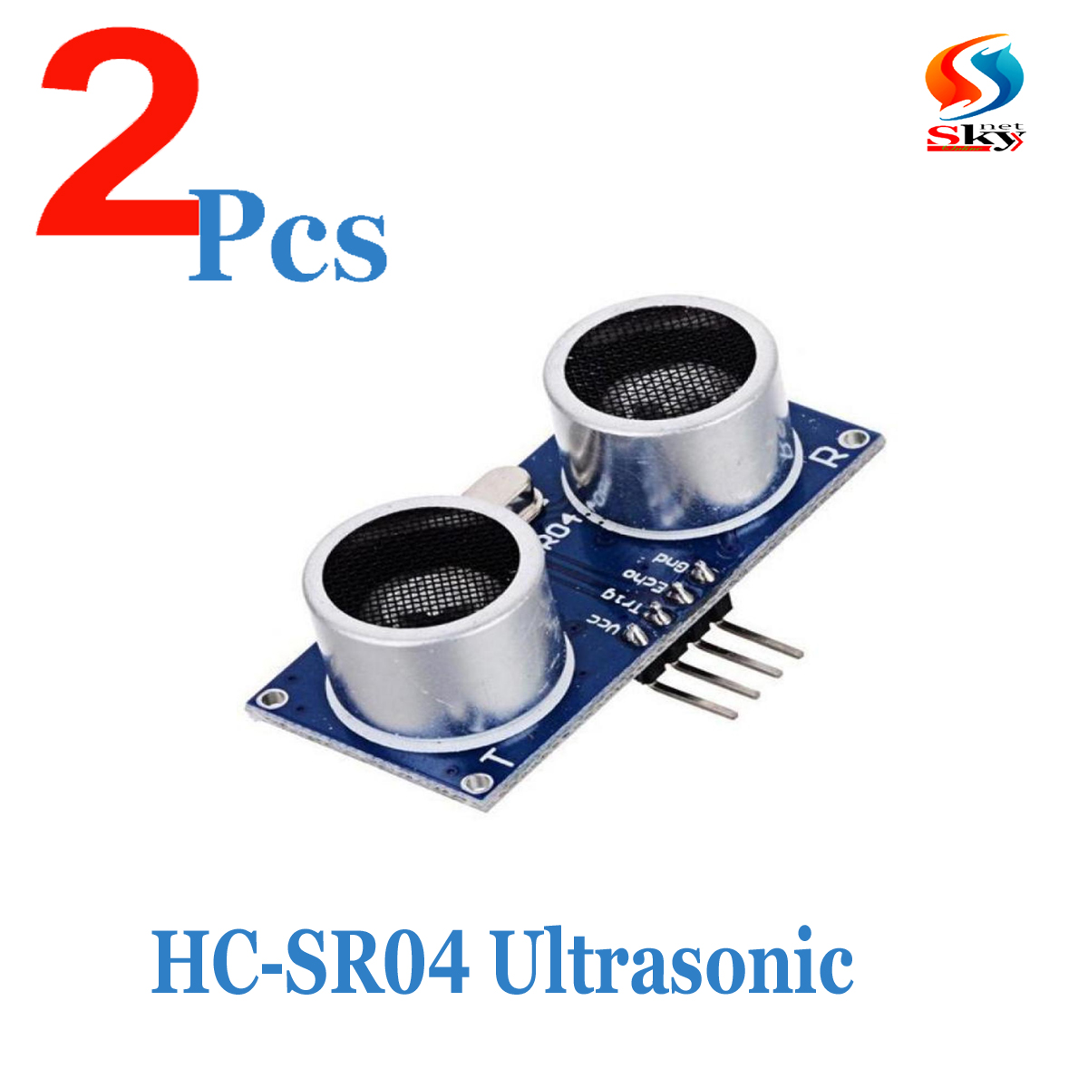 2pcs-HC-SR04 Ultrasonic Wave Detector Ranging Module PICAXE Micro controller Ultrasonic Distance Sensor for arduino Uno R3