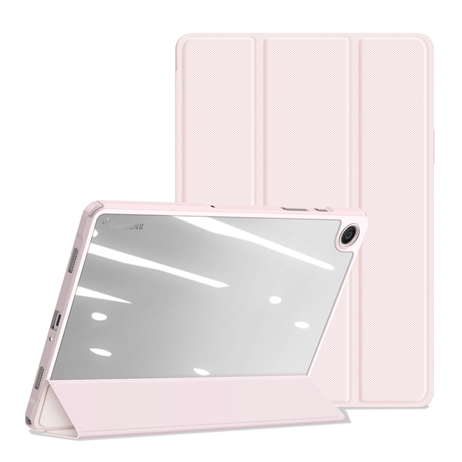 DUX DUCIS TOBY Series Antiskid Leather Tablet Case with Sleep / Wake-up Function For Samsung Galaxy Tab A9+. 