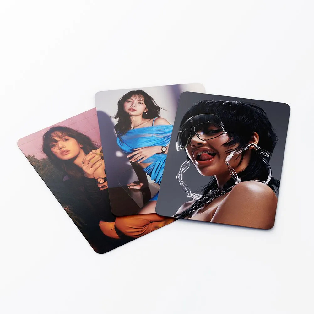 K-POP BLACKPINK LISA Rockstar Concept 55PCS Photocard/Lomocard