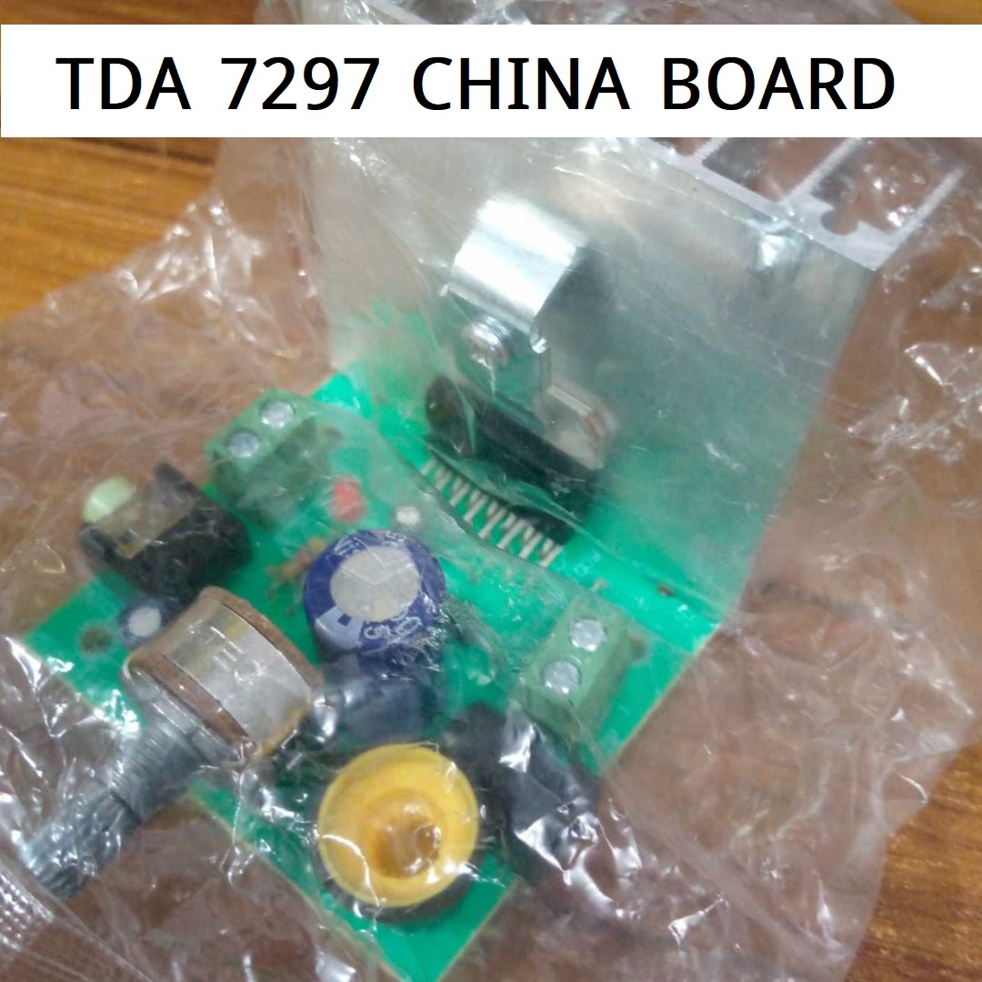CHINESE TDA7297 TDA-7297 Heavy Sound Quality Dual Channel DC 12V 15w 15w Speakers Digital Stereo Audio Amplifier Circuit Board Double Speakers Can Use. 