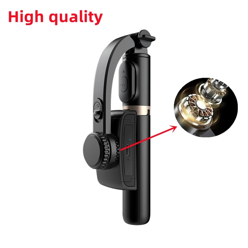 FANGTUOSI Mobile Video stabilizer Bluetooth selfie stick tripod Gimbal Stabilizer For Smartphone Live vertical bracket. 