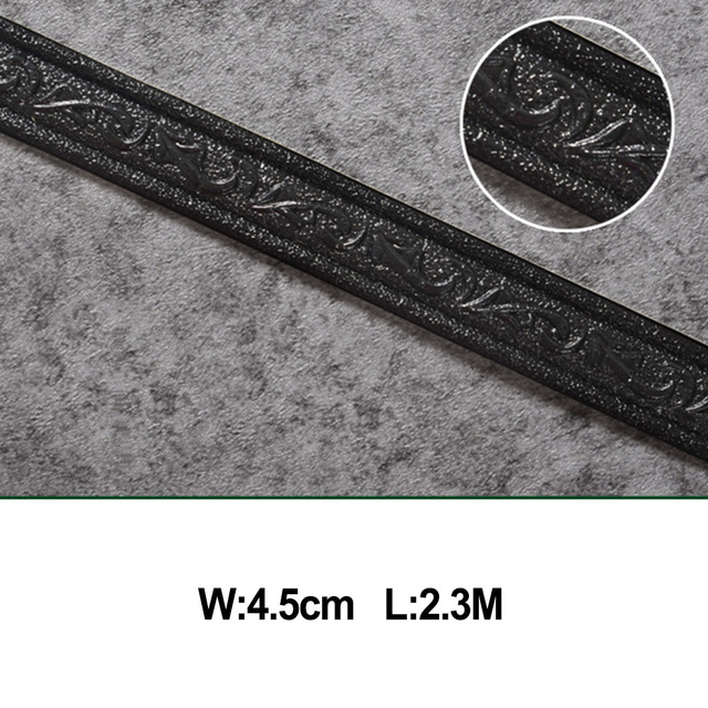 Skirting Border Wall Trim Line 3D Decorative Edging Environmental Foam Border Frame Multi-purpose Strip Waist Line Wall Sticker. 