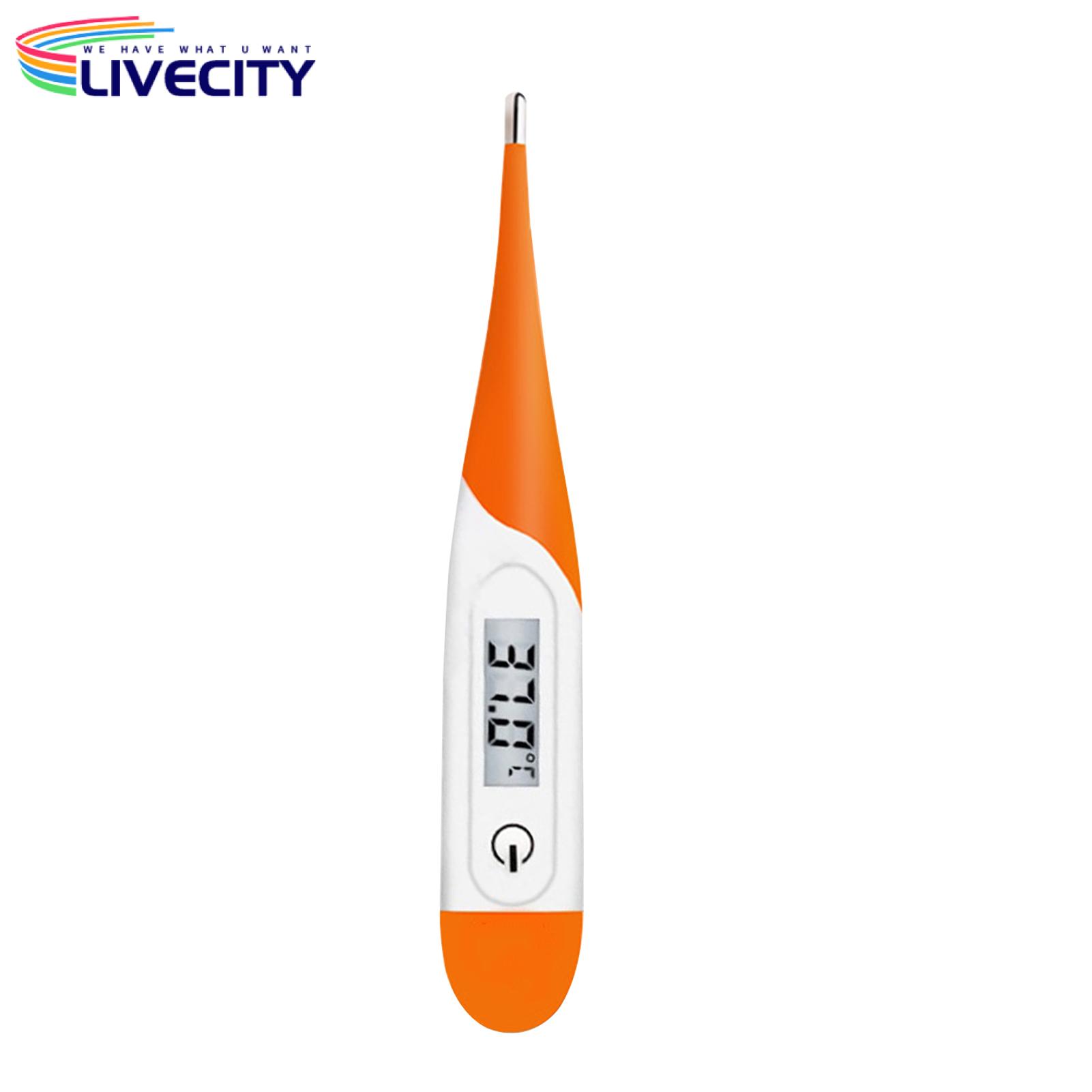 Digital Basal Thermometer Fast Response Digital Thermometer with Large Led Screen for Oral Armpit Use Easy-to-read Electronic Thermometer for Quick Temperature Reading Waterproof Basal Temperature