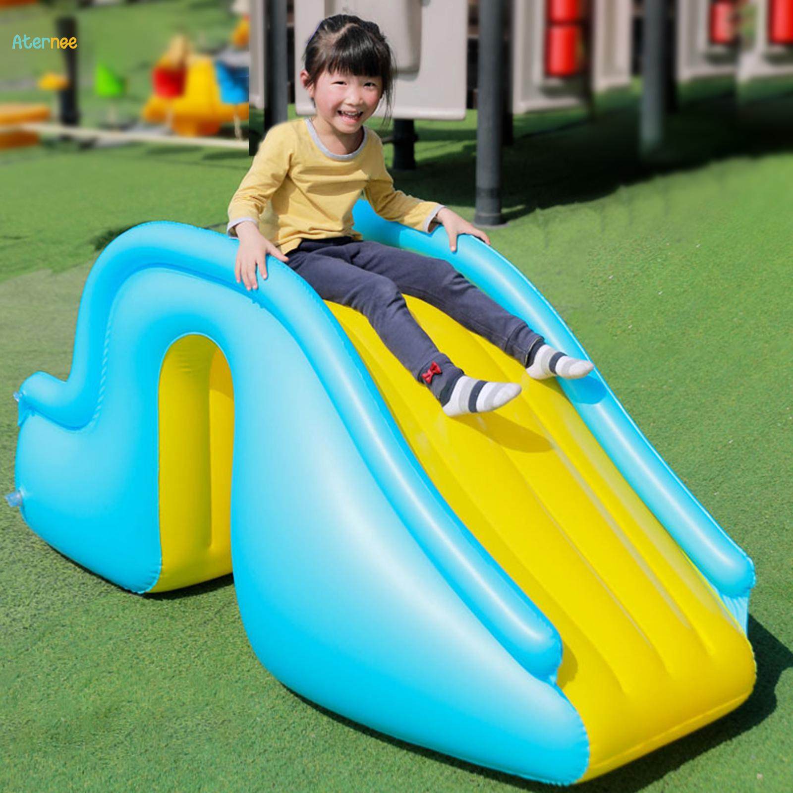 Inflatable Pool Slide Water Slide Easy Portability Activity Center Kids Slide Children Climber Slide. 
