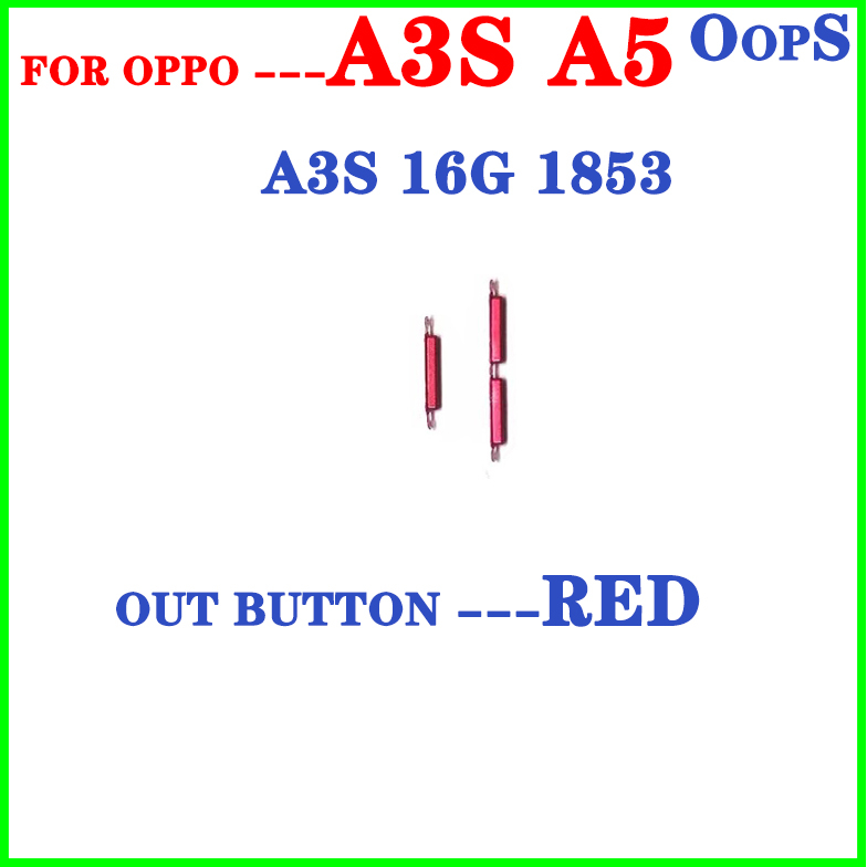 Power Volume Button Out Side Key For Oppo A3s/ A5 (AX5) (Not A5 2020)/A5s External Volume Button + Power ON OFF. 