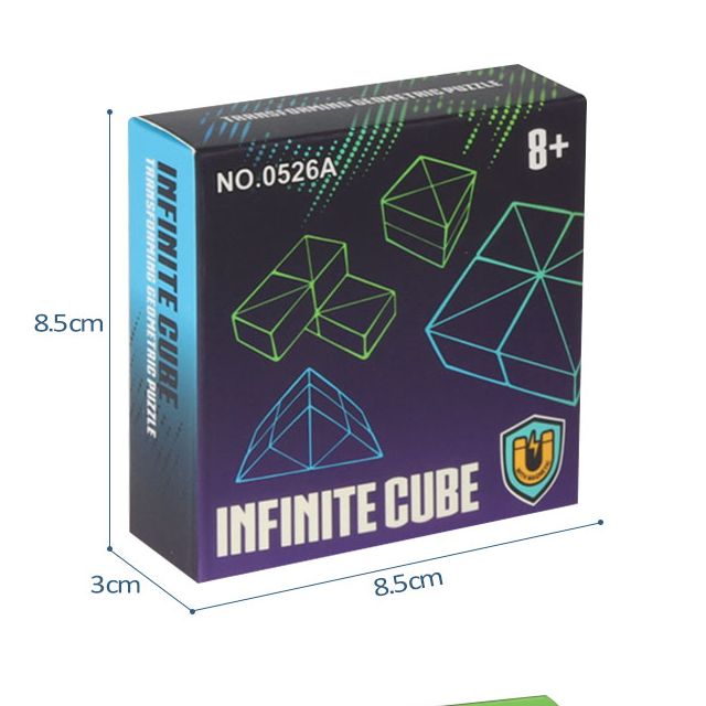 Star Sequin Folding Shape Shifting Box Infinity Cube Toy Partial Thinking Exercise Infinite Magic Cube Puzzle Fidget Stress Cubes