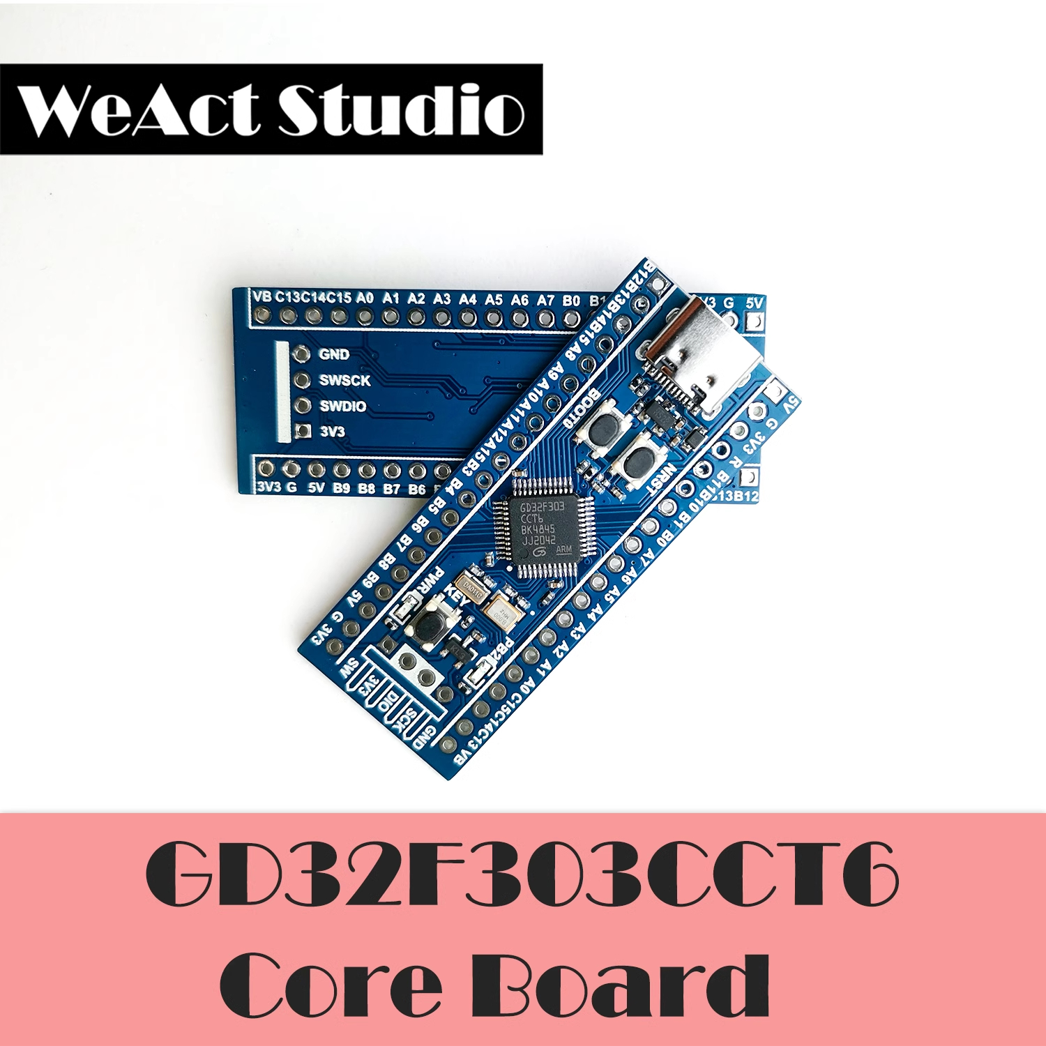 WeAct GD32F303CCT6 GD32F303 Core Board Development Board Minimum System Board