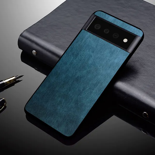Soft Leather Case For Google Pixel 6 7 Pro 7A 8 Premium Business Style Back Cover for google 7a 6a 6 pro Candy Colorful Cap PCardiaCP. 
