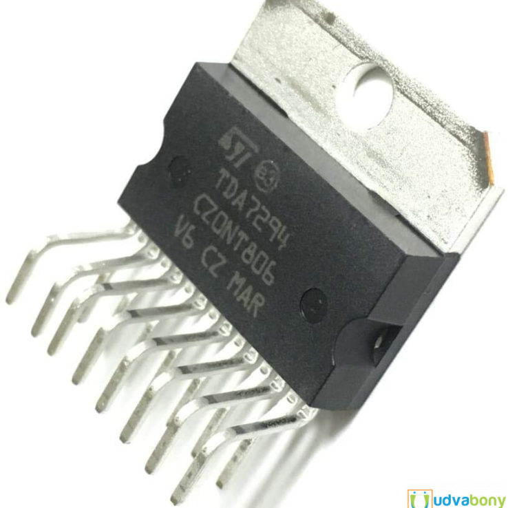 A Class TDA 7294 TDA7294 TDA7294S TDA7294SA IC 6V 12V 50V 10A 100W Dual Bridge Audio Amplifier Transistor TDA7294 2 Channel Stereo Audio Zip15 Audio Amplifiers Circuit Chip Package. 