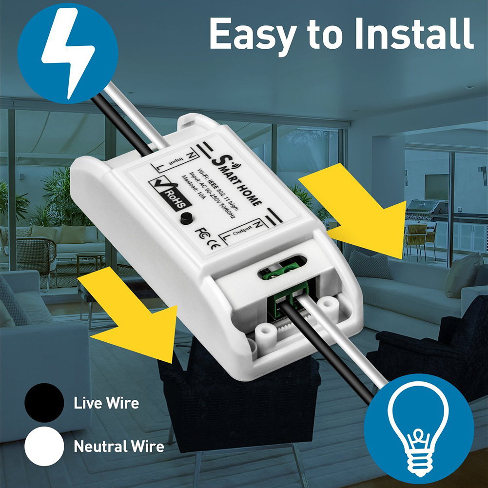 Smart WiFi Wireless Switch For Cell Phone APP Remote Control Timing Control hot sell. 