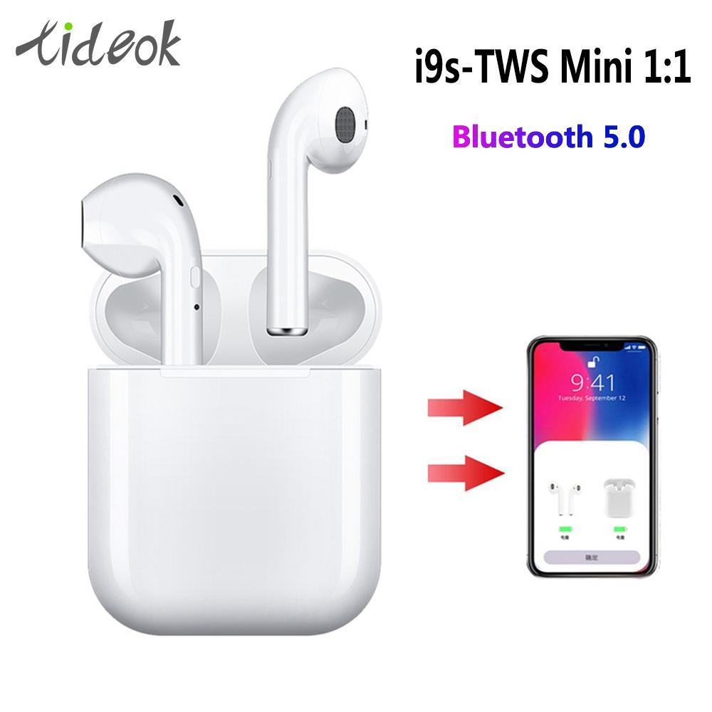 Bluetooth Headset I9s Tws Pop-ups Charge Support Wireless Earphone Bluetooth Smart Station-piano Pod. 