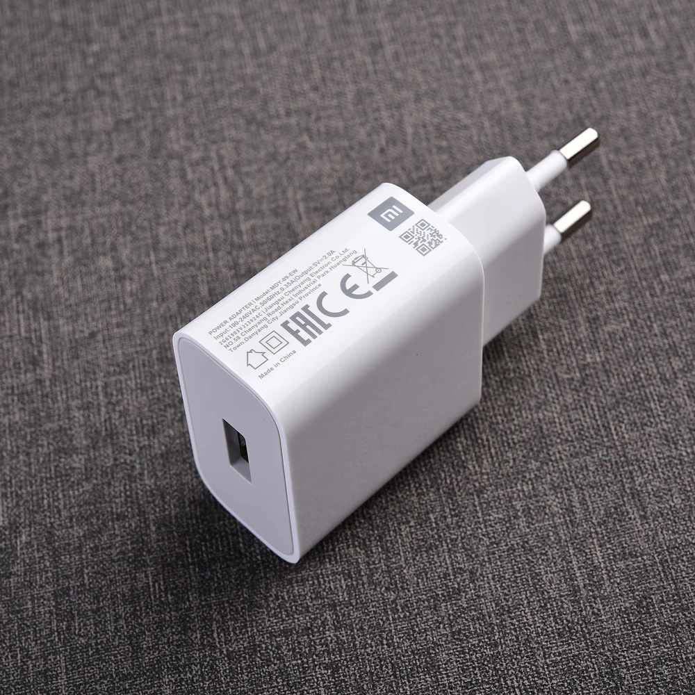 Xiaomi Fast Charger 27W QC3.0 Quick Charge Adapter USB Type-C For Xiaomi MI. 
