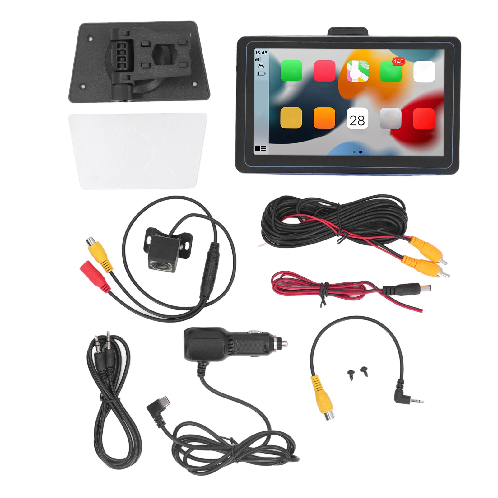 7 Inch Screen Car Bluetooth Player Wireless Car Stereo Radio Mirror Link Multimedia MP5 Player for Carplay for Android Auto. 