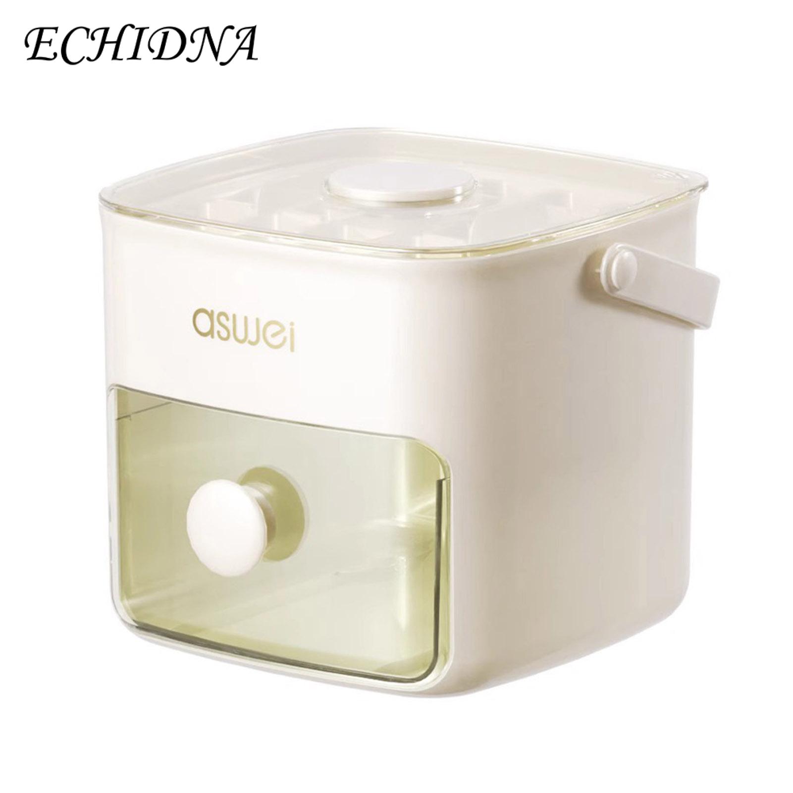 Mini Ice Cube Tray with Lid Bin 48 Cavities Ice Tray with Lid Quick-release Ice Maker for Home Kitchen Travel Perfect for Parties Restaurants Ice Cube Storage Box
