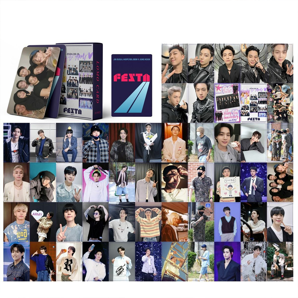 BTS 55Pcs/Box K-POP Bangtan Boys All Album Photocard/Lomocard. 