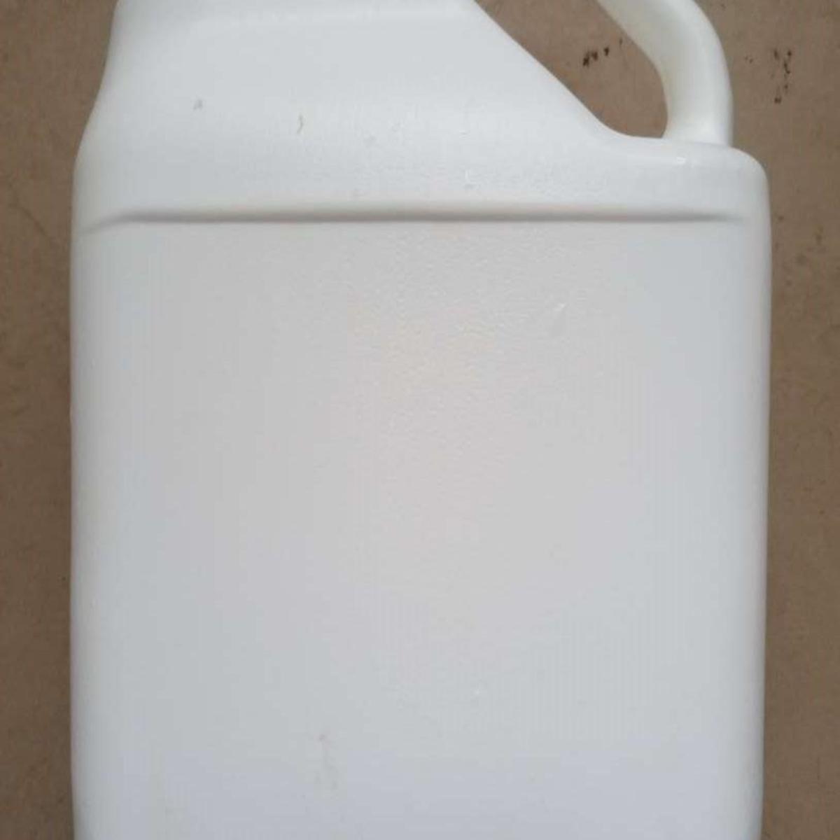 Clear empty plastic bottle for 5 liters