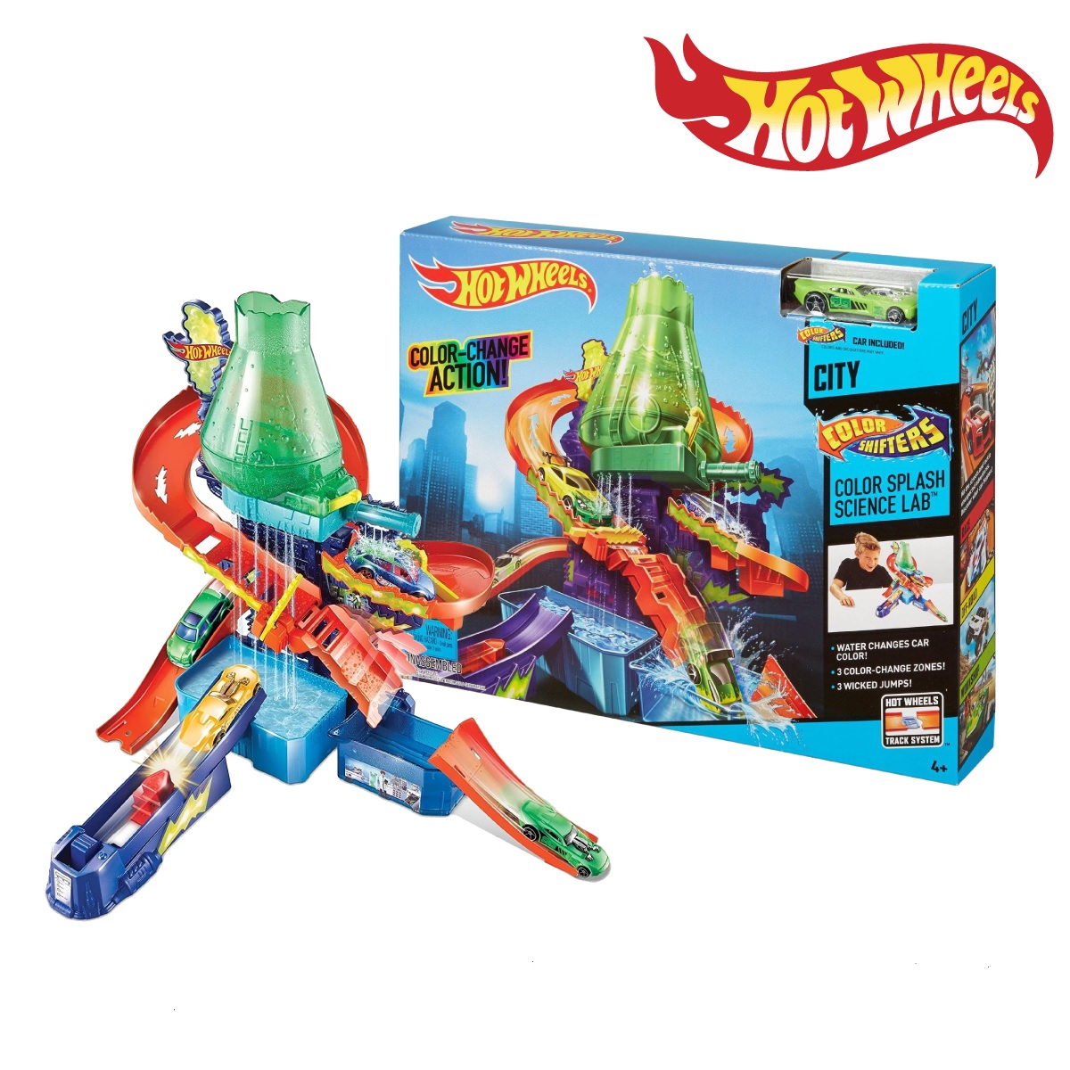 Hot wheels colour shifters cheap colour splash science lab playset