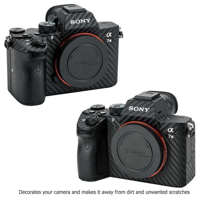 Anti-Scratch Camera Body Carbon Fiber Film Sticker For Sony A7 A7RIII A7C A7II A7S3 A9 A7M3 A7R4 A7IV A7S3 A1 A7R Cameras Skin. 
