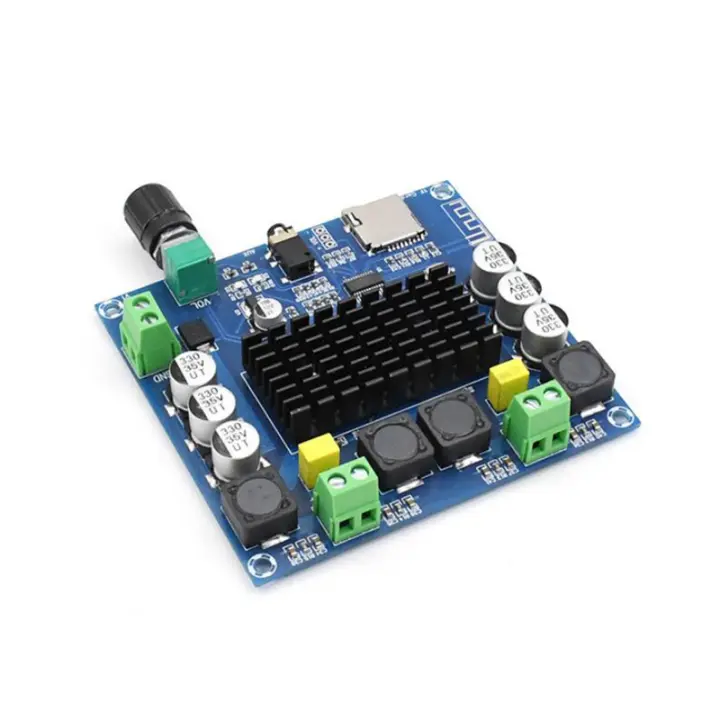 Xh A105 Bluetooth 5 0 Tda7498 Digital Amplifier Board 2x100w Stereo Audio Amp Module Support Tf Card Aux Diy Kit Buy Online At Best Prices In Bangladesh Daraz Com