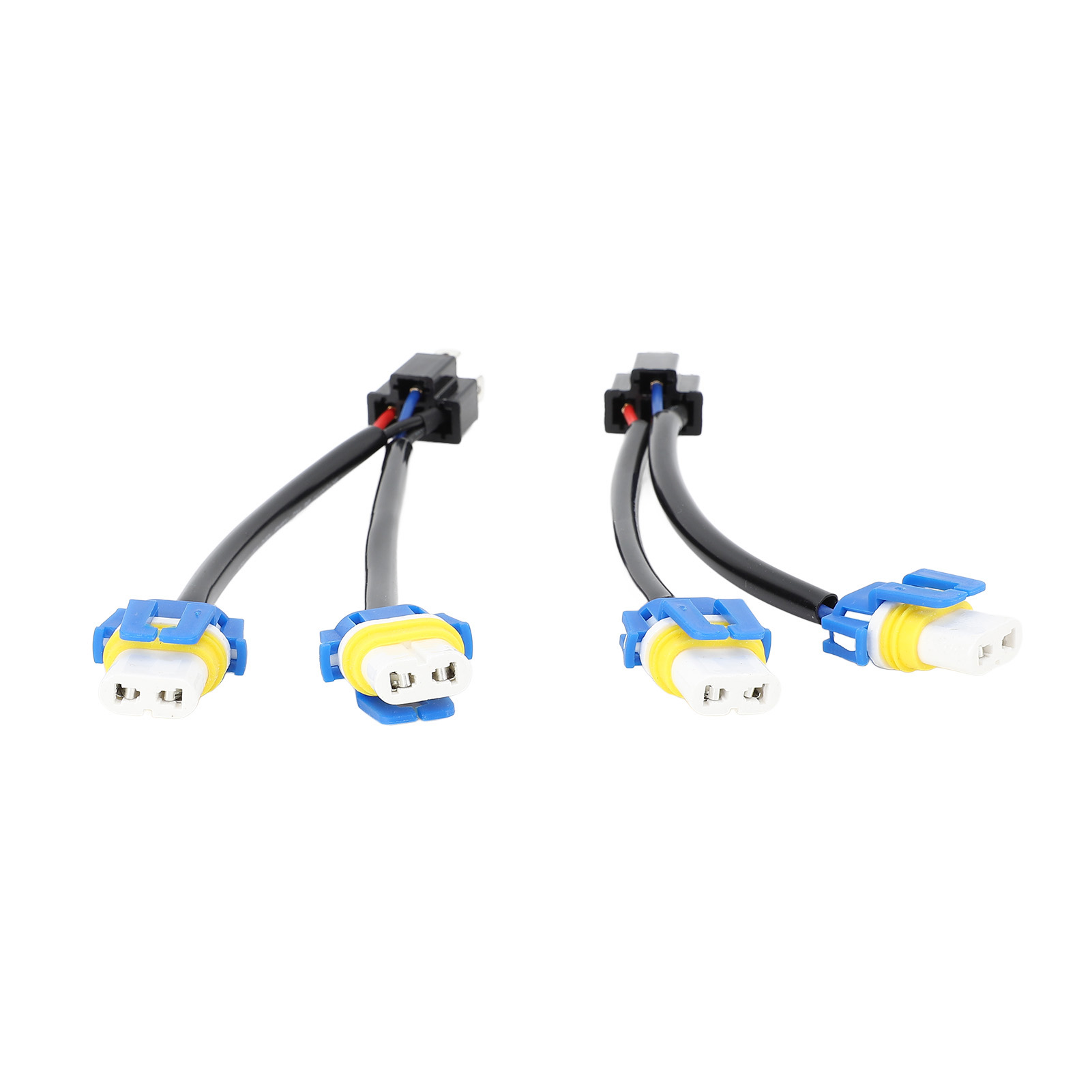 H4 To 9006 Bulb Conversion Sockets 2pcs Plug and Play Headlight Bulb Conversion Wire Improved Lighting Easy To Use for Car. 