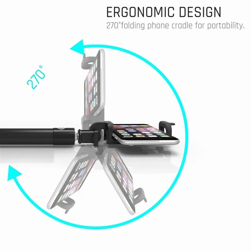 Selfie Handheld Extended WIRED Monopod UNIVERSAL FIT for iPhone 6 6s Plus SE Galaxy S7 S6 Edge Note 5 9 Stick mobile accessories. 