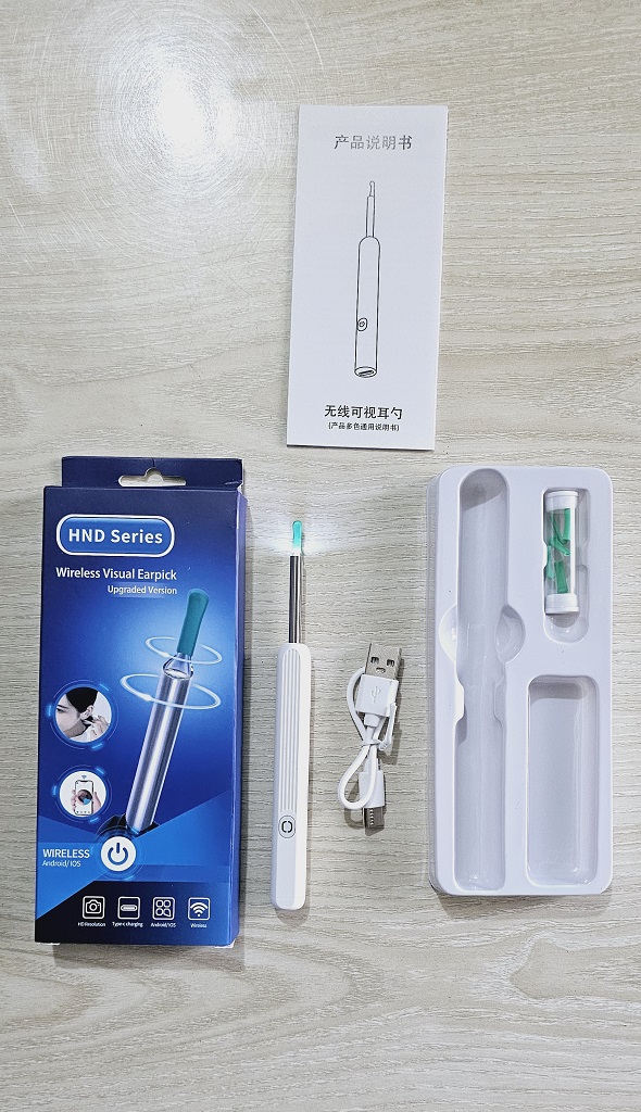 HND NE3 Series Wireless Visual Earpick Wifi Ear Wax Removal Tool. 