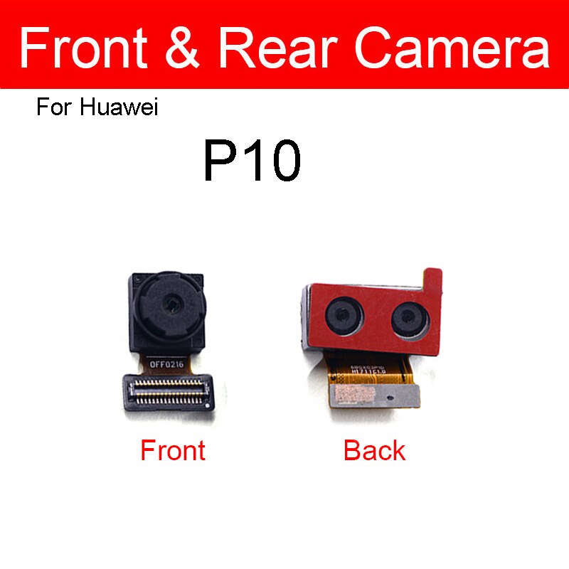 Front Rear Camera For Huawei P10 P20 Lite P10Plus P20Pro Front Facing Small Back Main Big Camera Flex Ribbon Cable Replacement. 