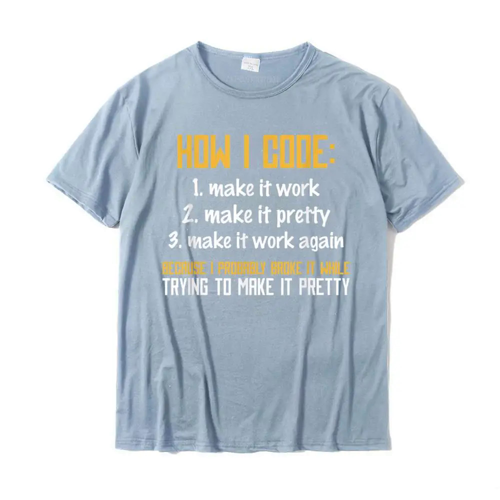Programmer Coder Developer Programming Coding T-Shirt Simple Style Tops Shirt For Men Slim Fit Cotton Tshirts Summer. 