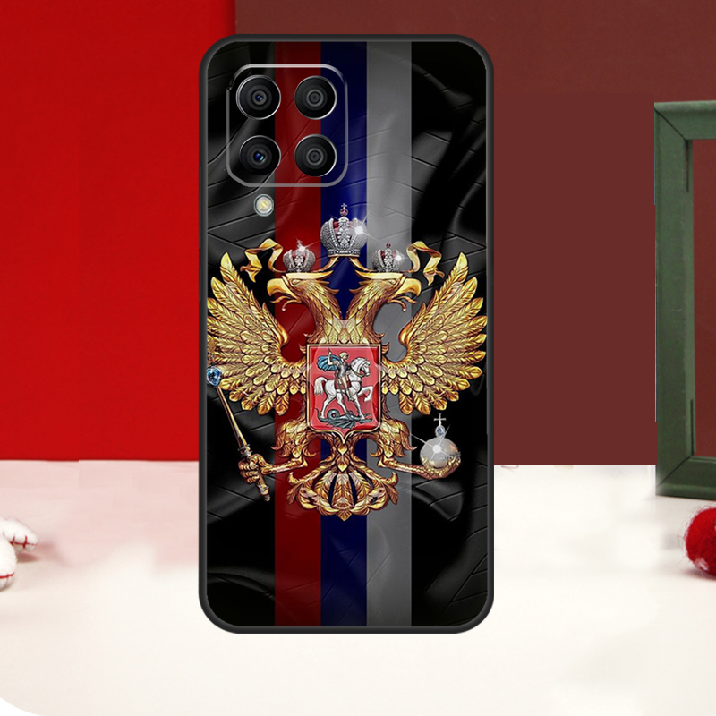 Coat Of Arms Russian CCCP Flag Case For Samsung Galaxy M33 M53 M13 M23 M52 M32 M12 M11 M31 M51 M20 M21 M14 M54 M31s Cover. 