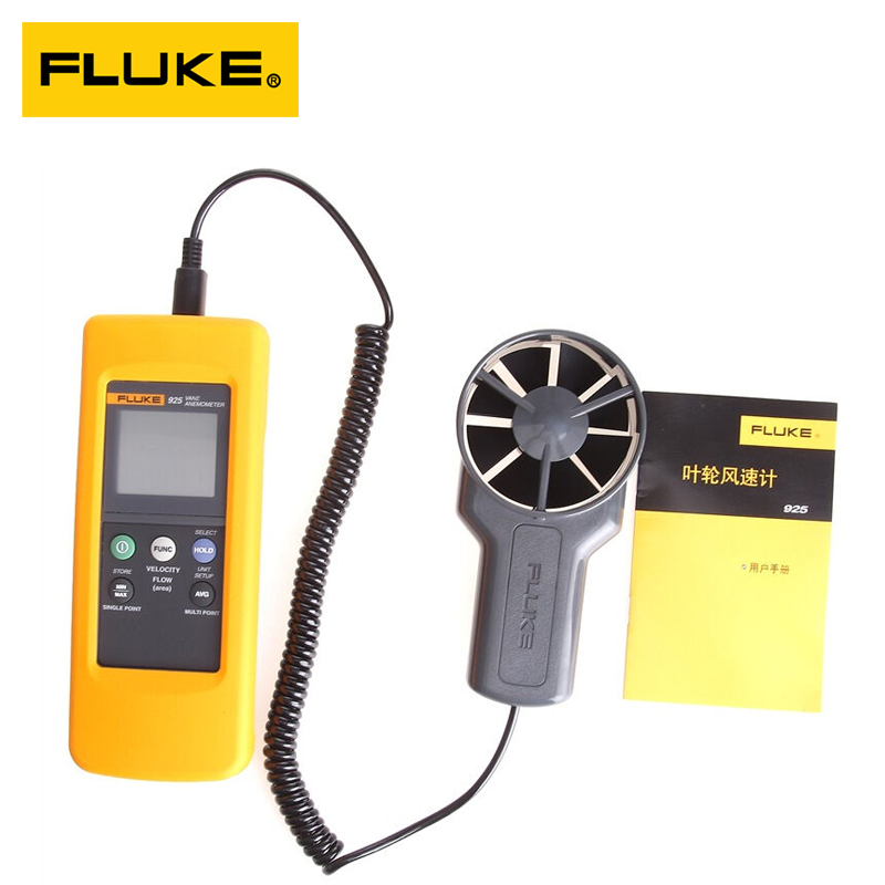 FLUKE 925 Digital Vane Anemometer Wind Speed Air Flow Velocity Temperature Meter Model: 925 - Kings Trading. 