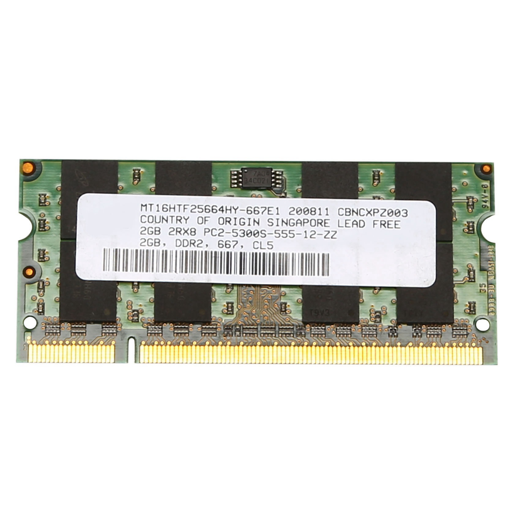 2X 2GB DDR2 RAM Memory 667Mhz PC2 5300 Laptop Ram Memoria 1.8V 200PIN SODIMM for Intel AMD. 