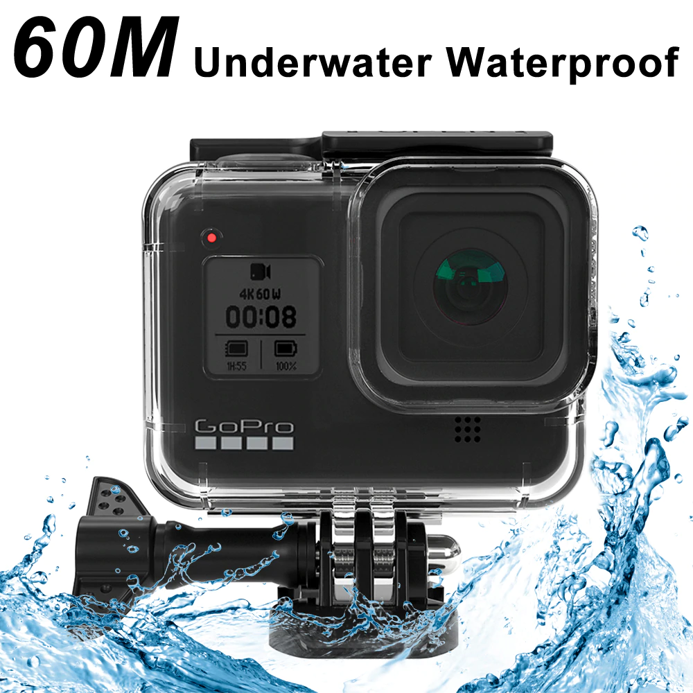 Waterproof Housing Case for GoPro Hero 8 Black Diving Protective ...