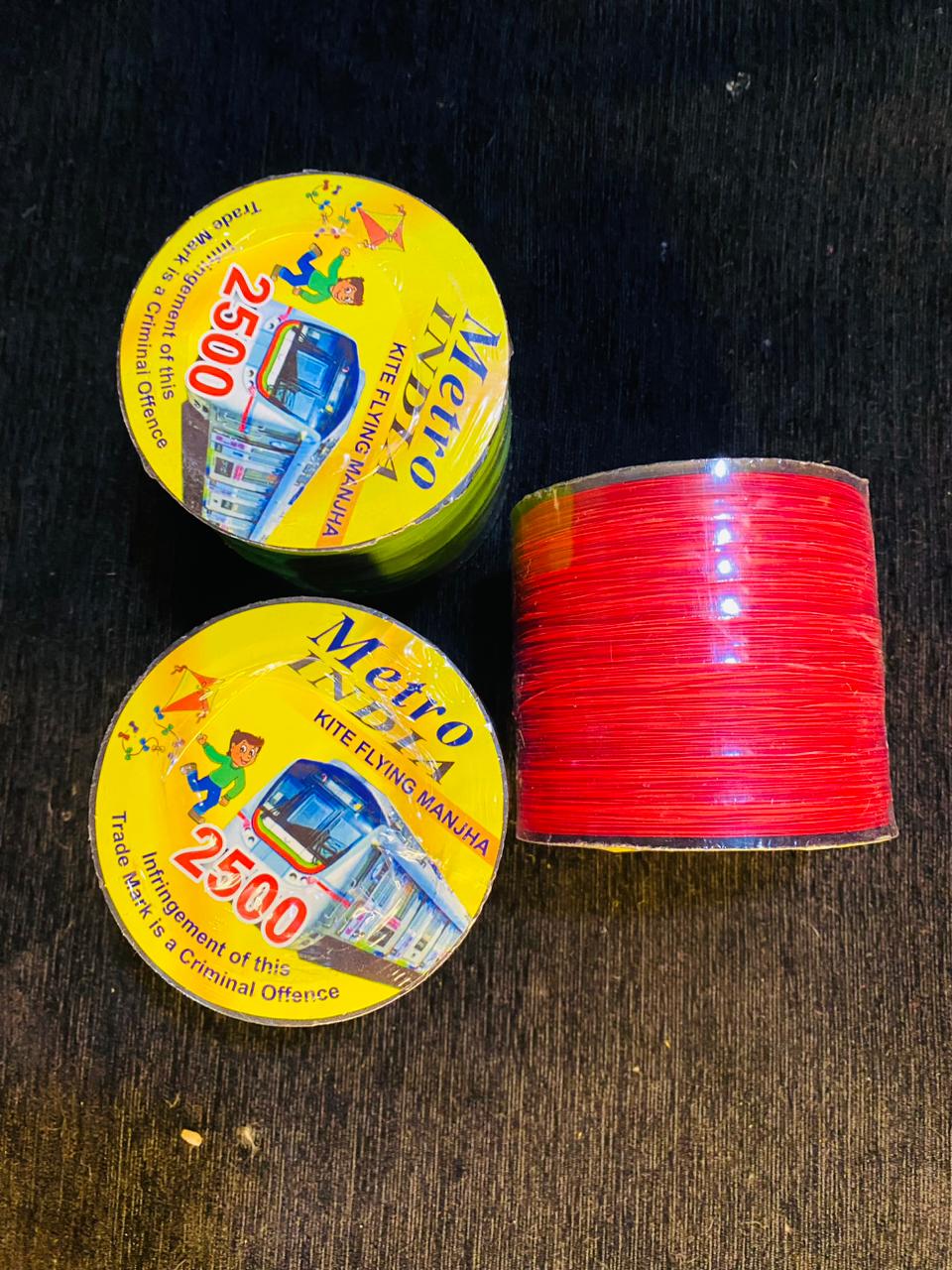 Metro India Manjha / 2500 Yards Manja / Yarn / Manjha / 2500 Gz / Kite / Ghuri / Suta  / Natai / Manja Suta / Rog Suta / Yarn / Threads / Kite Lover. 