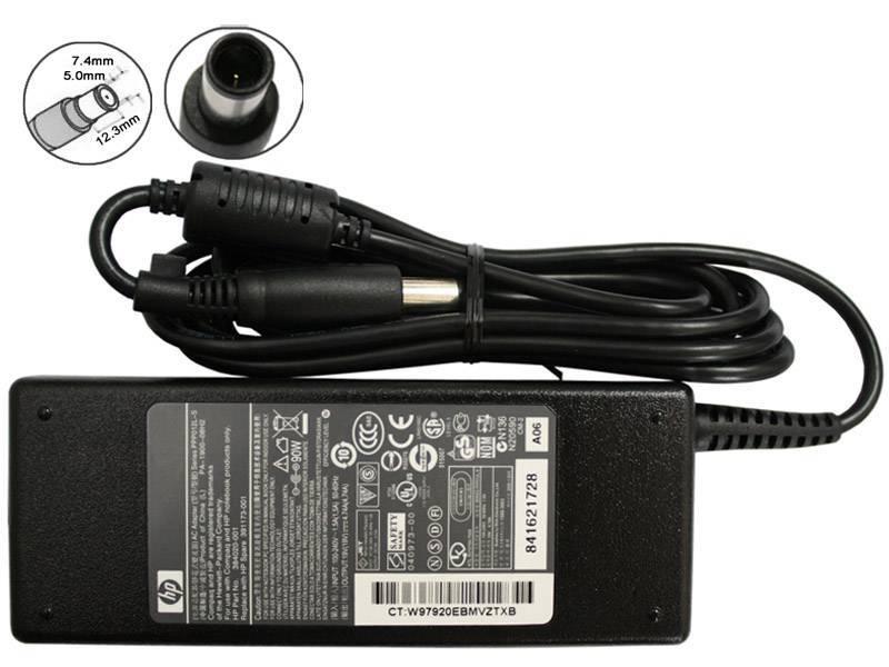 19V 4.74A 90w 7.4 x 5.0mm Laptop Charger AC Adapter Power Supply For HP Pavilion DV3 DV4 DV5 DV6 DV7 Compaq CQ40 CQ45 CQ50 CQ60