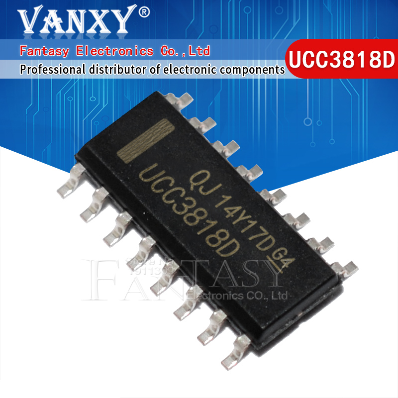 5PCS UCC3818D SOP-16 UCC3818 SOP UCC3818DTR UCC3818N UCC3818 DIP-16 DIP. 